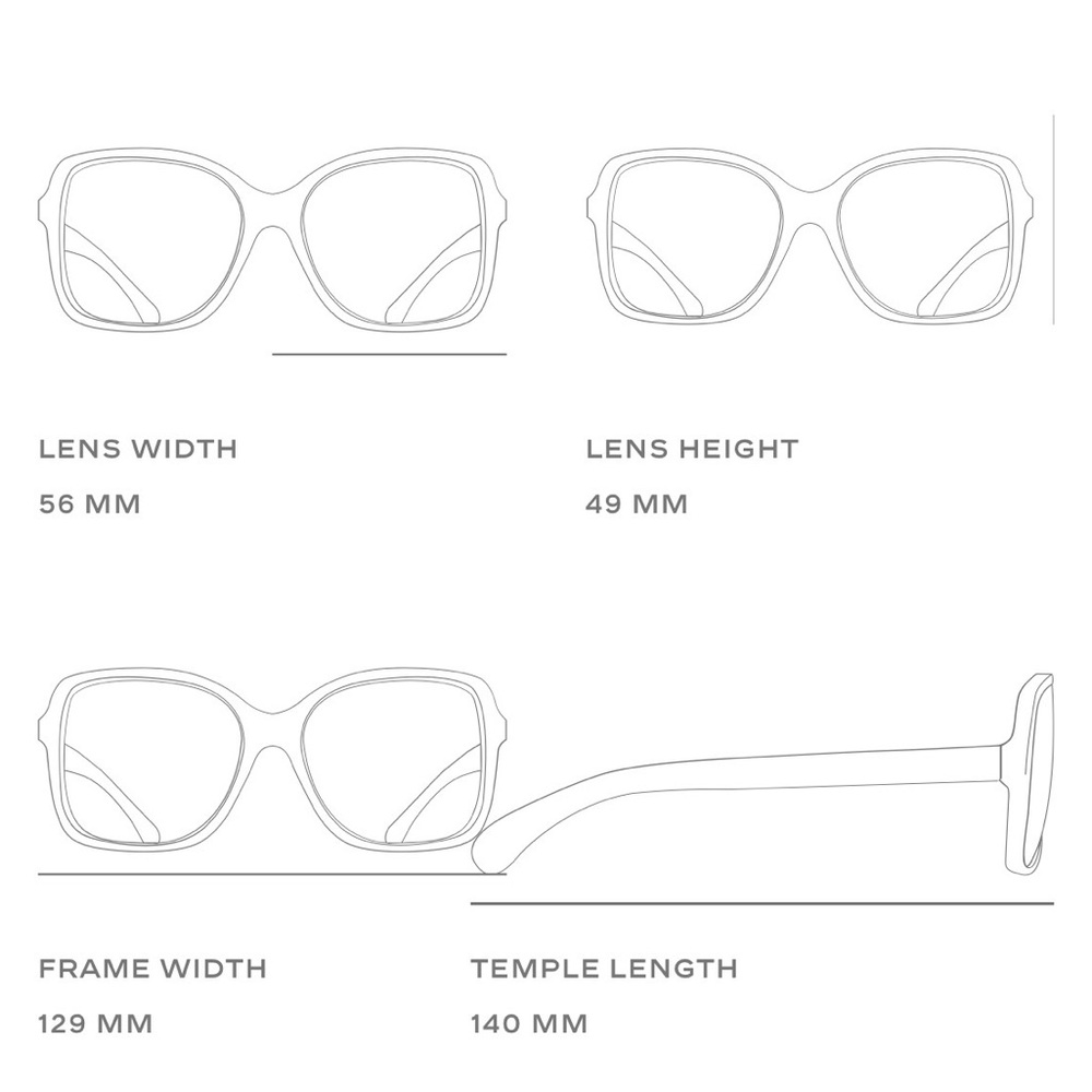 CHANEL Acetate Square Protective Screen Eyewear Model 5408 - Picture 15 of 15